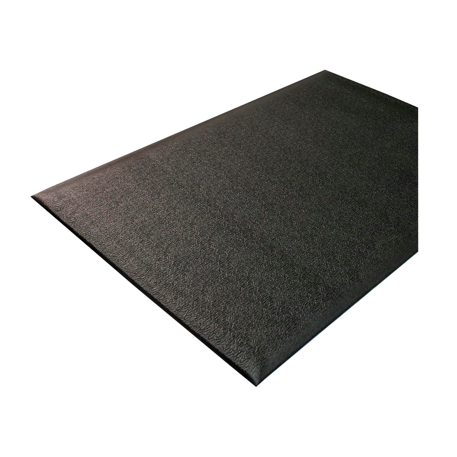Genuine Joe SoFeet Step Anti-Fatigue Mat, 3 x 5 Feet, 3/8 Inch Thickness, Nitrile Rubber/Vinyl, Black 1310536